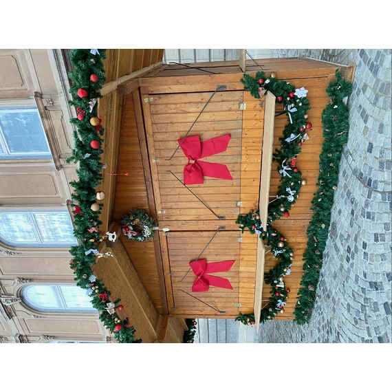 Kép 5/7 - Fenyőgirland díszítve
