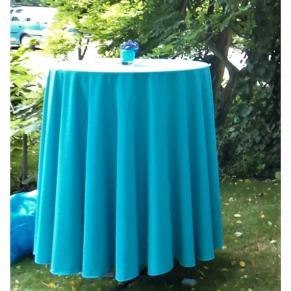 Kép 3/3 - Körabrosz  türkizkék 280 cm átmérőjű