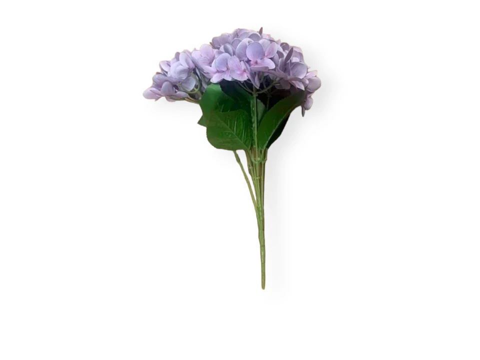 Bérelhető selyemvirág hortenziaszál lila