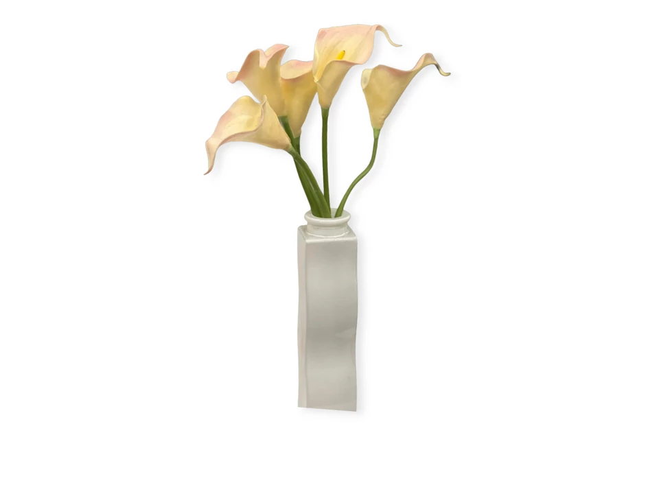 Selyemvirág orchideaszál fehér