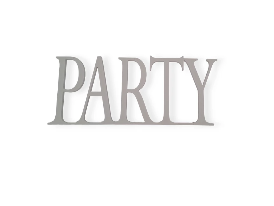 Bérelhető party felirat