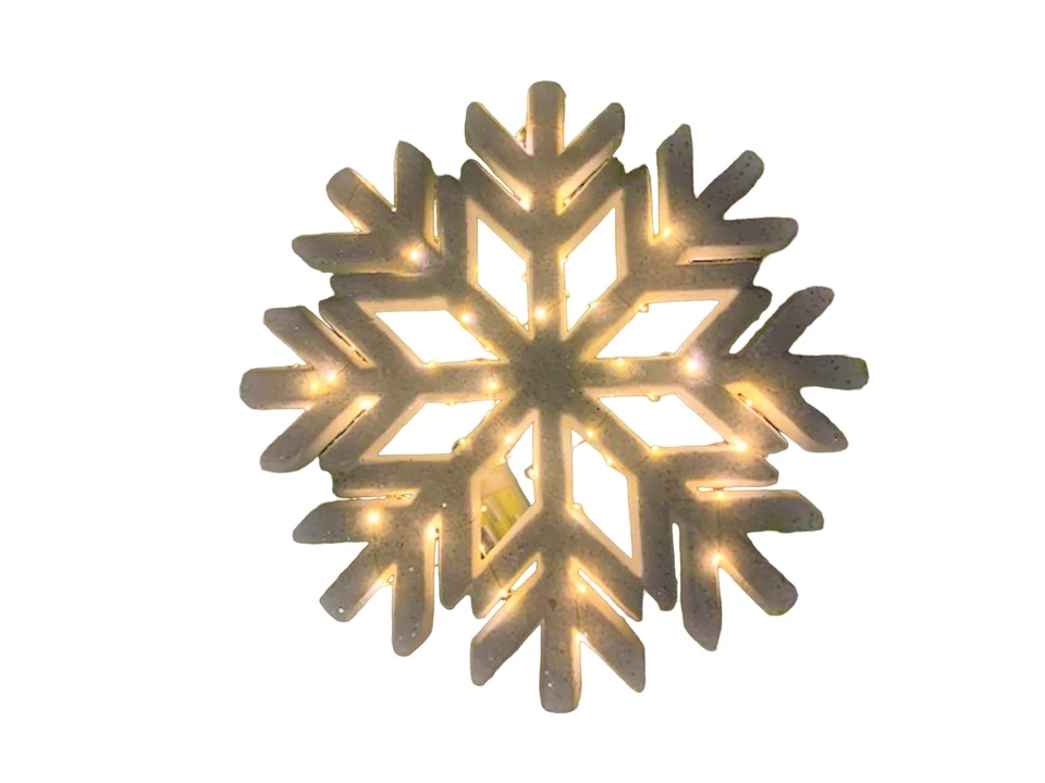 Hópehely nagy méretű világítással