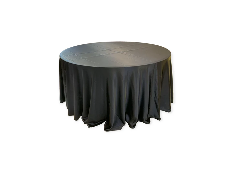 Körabrosz  fekete 280 cm átmérőjű matt