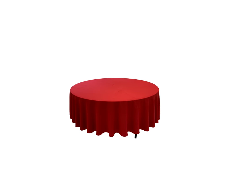 Körabrosz  piros 280 cm átmérőjű matt