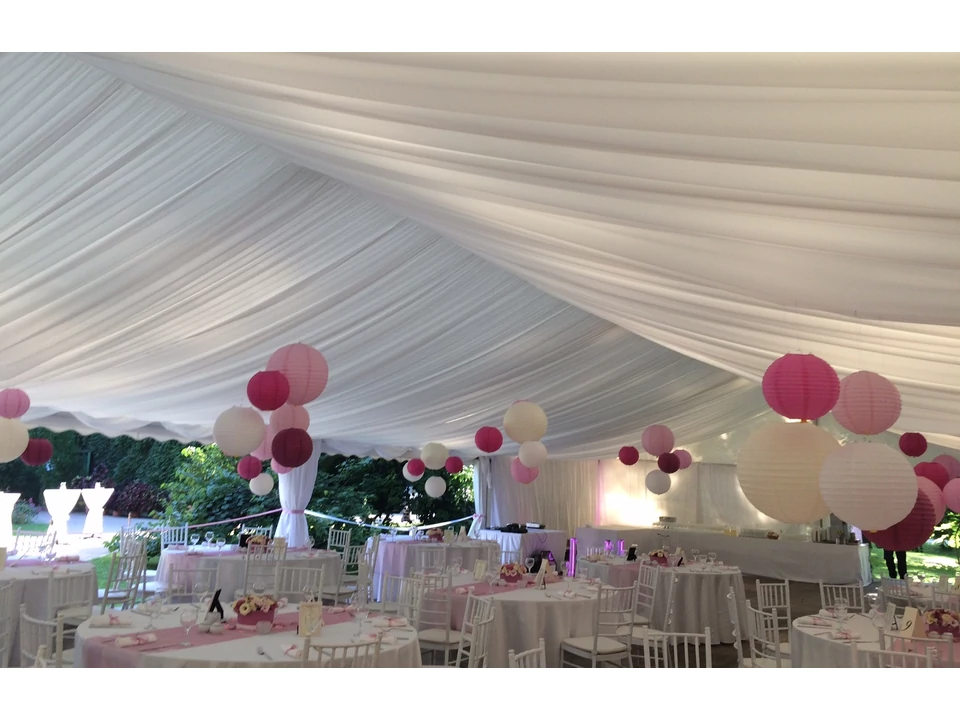 Drapéria fehér mennyezetre 15 méter